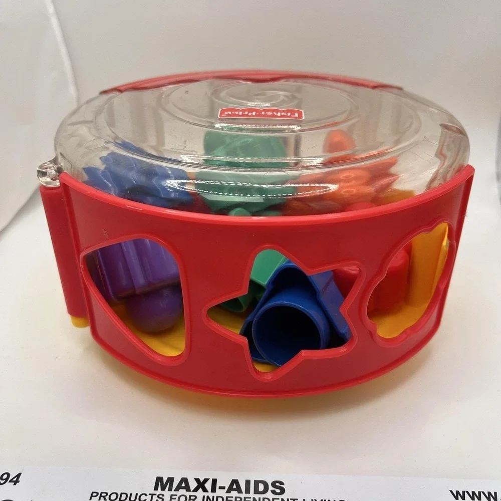 Fisher-Price Vintage Snail Pail Shape-sorter and Stacking Toy 2000 Learning